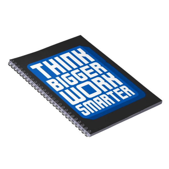 Think Bigger Work Harder Notebook (Right Side)