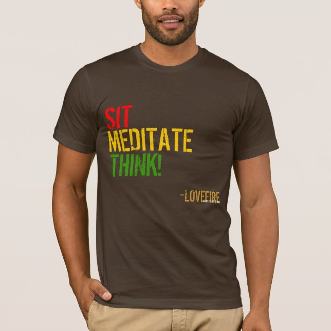 Think! (Brown) T-Shirt (Front)
