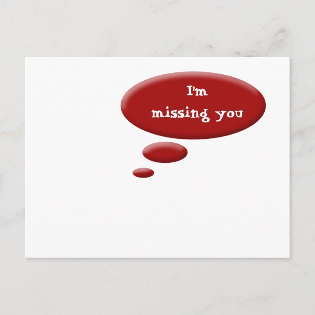 Think Bubble Postcard (Front)