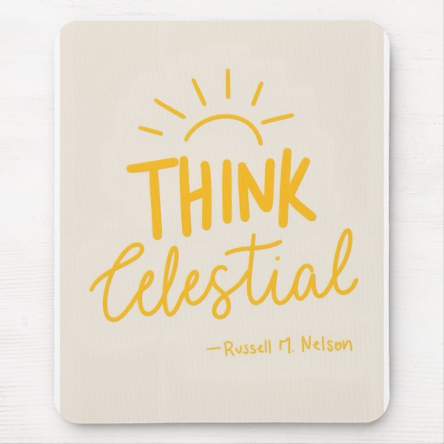 Think Celestial Mouse Pad (Front)