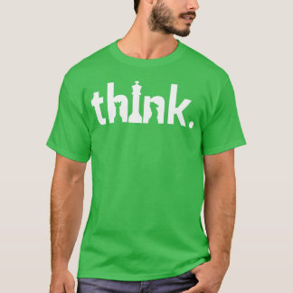 Think Chess Game Sport retro retro T-Shirt