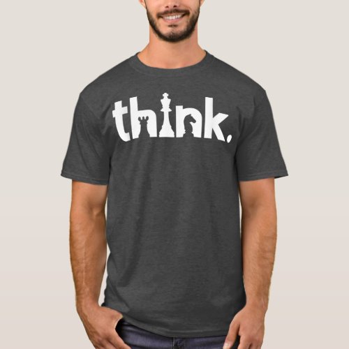 Think Chess  Matching Gambit Chess Player And T_Shirt