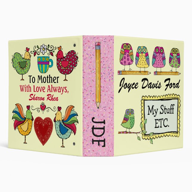 Think Christmas! - SRF 3 Ring Binder (Background)