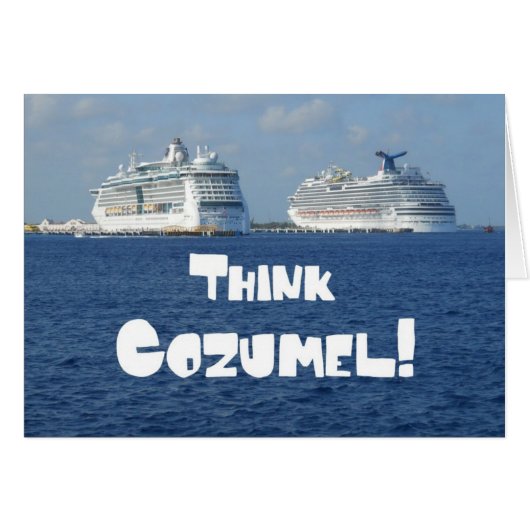 Think Cozumel! Cards (Front Horizontal)