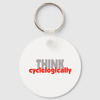 THINK cyclelogically! Keychain