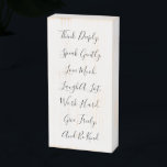 Think Deeply, Be Kind quote Wooden Box Sign<br><div class="desc">Think Deeply,  Speak Gently,  Love Much,  Laugh A Lot,  Work Hard,  Give Freely,  And Be Kind</div>