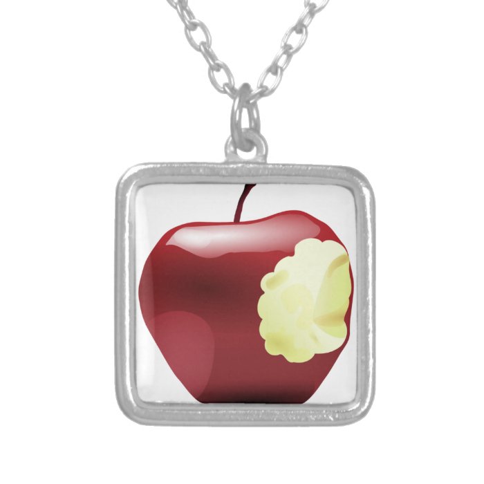 Think Different Apple bitten Custom Jewelry