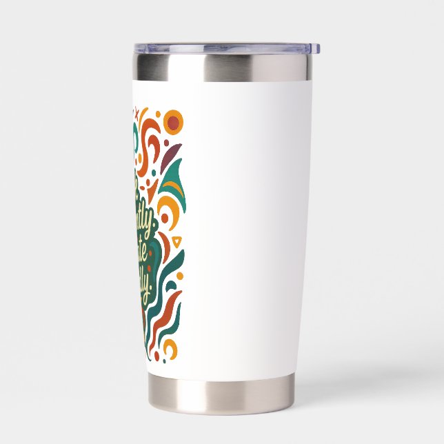 Think Differently. Create Boldly. — Fearless Minds Insulated Tumbler (Left)