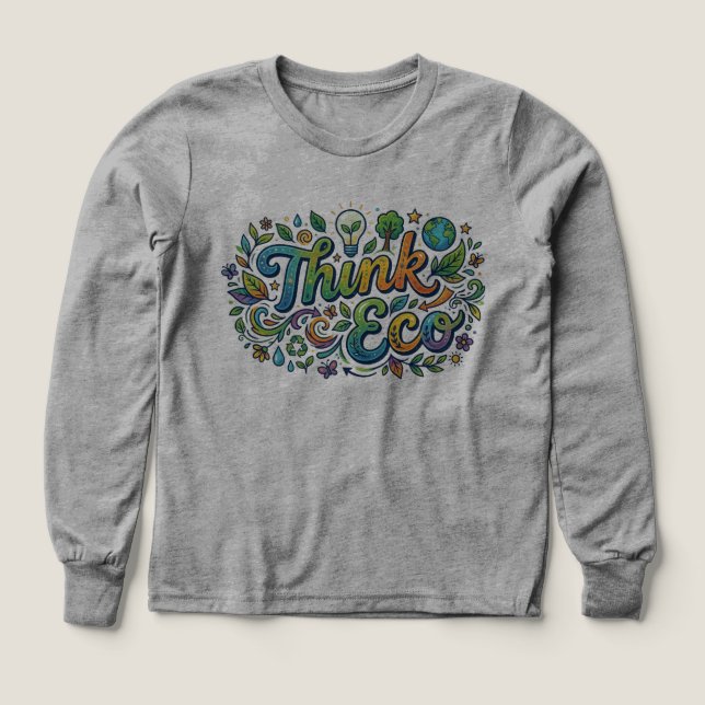 Think Eco Tri-Blend Shirts (Design Front)