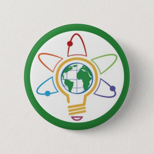 Think Global Button (Front)
