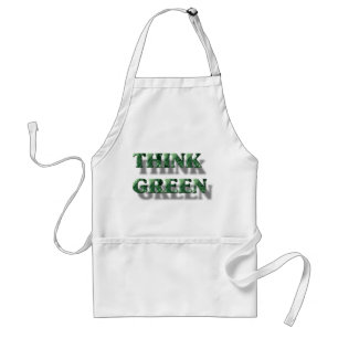 Think Green Adult Apron