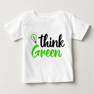 think green baby T-Shirt