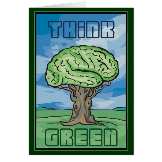 Think Green Brain Cards (Front)