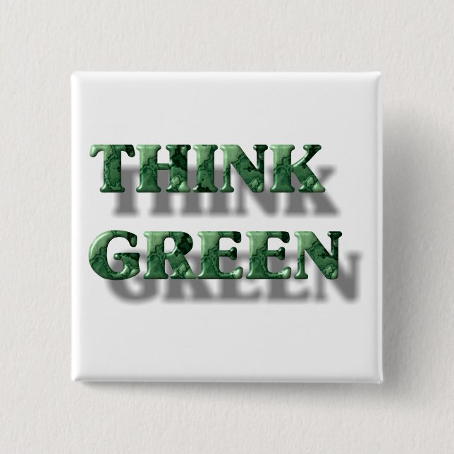 Think Green Button (Front)