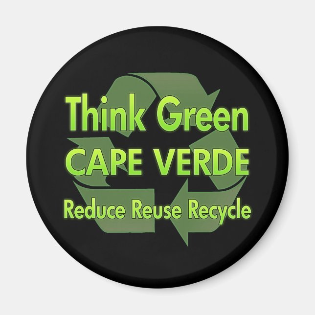 Think Green Cape Verde Magnet (Front)