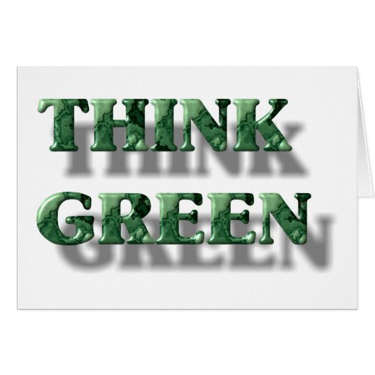 Think Green Cards (Front Horizontal)