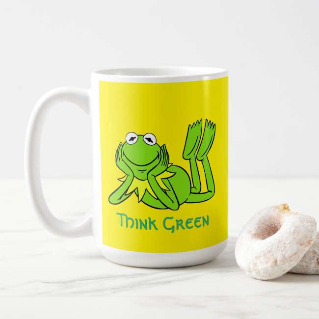 Think Green I Love Frogs Mug