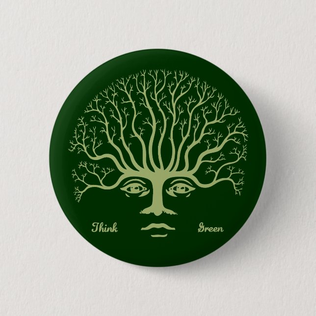 Think Green II Button (Front)