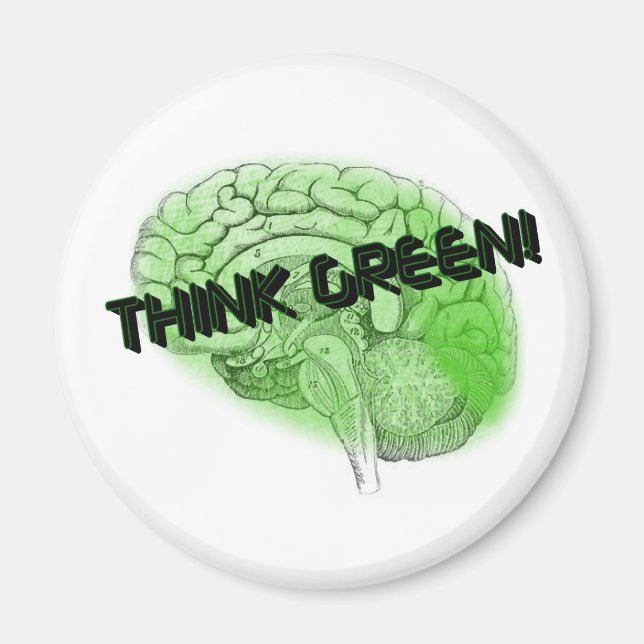 Think Green! Magnet (Front)