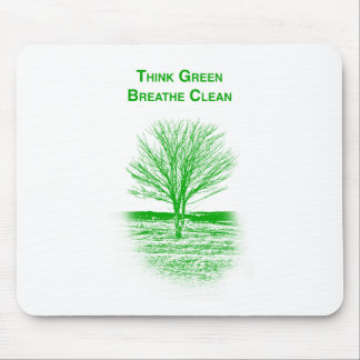 Think Green Mouse Pad
