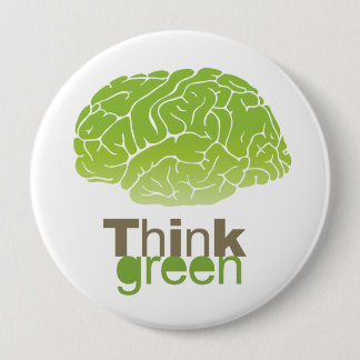 THINK GREEN PINBACK BUTTON