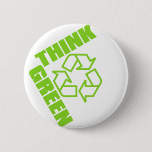 Think_Green Pinback Button