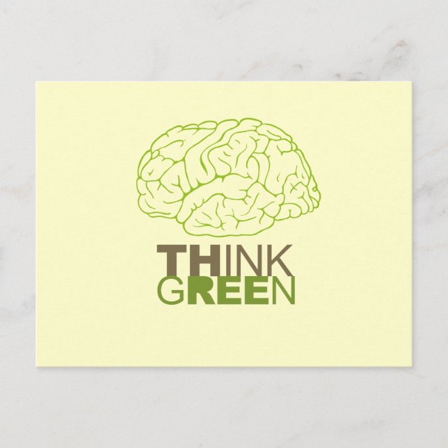 Think Green Postcard (Front)