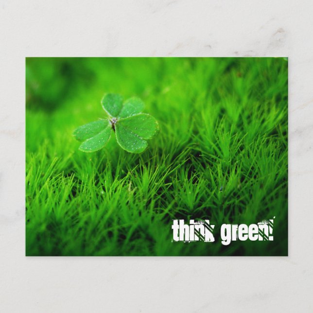 Think Green Postcard (Front)