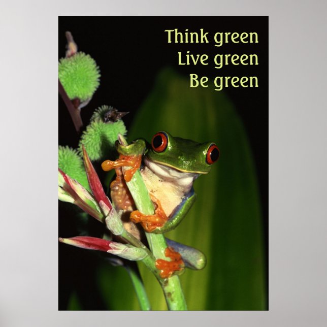 Think Green poster (Front)