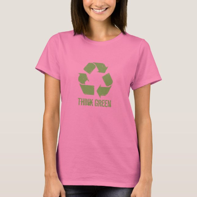 Think Green Recycle T-shirt (Front)