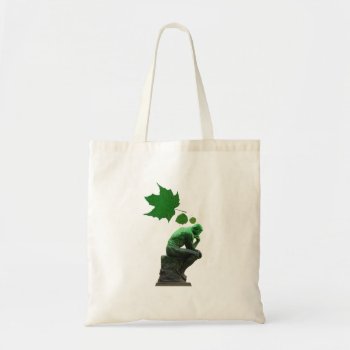 Think Green Tote Bag by Ars_Brevis at Zazzle