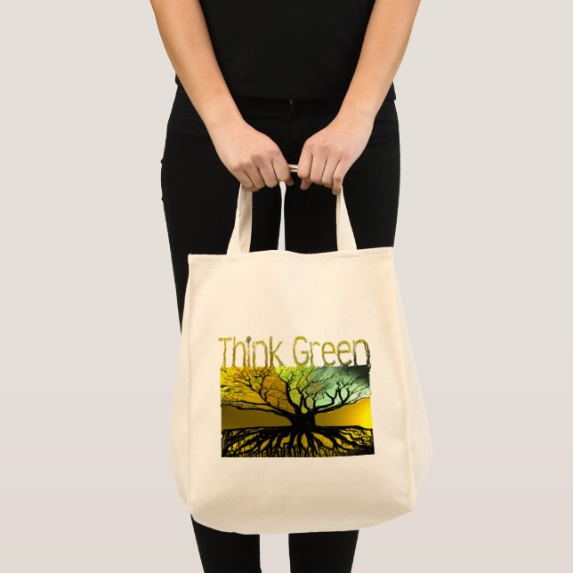 Think Green Tote Bag (Front (Product))