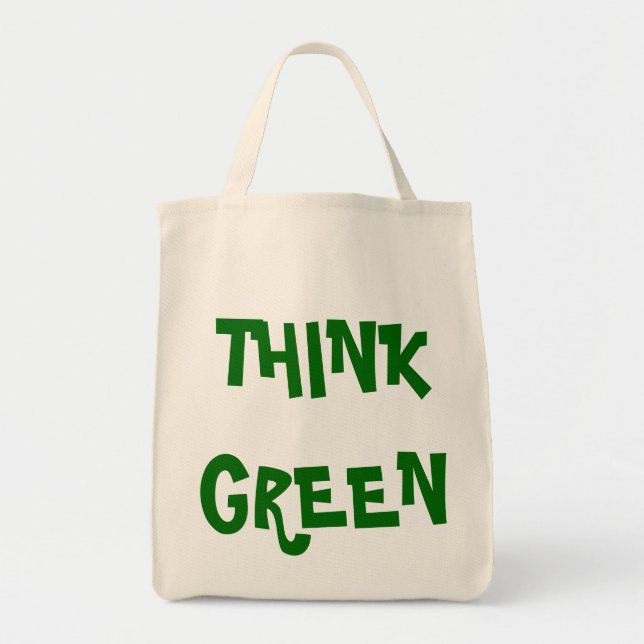 THINK GREEN TOTE BAG (Front)