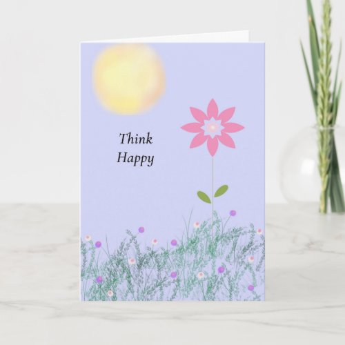 Think Happy Card for Seniors in Nursing Homes