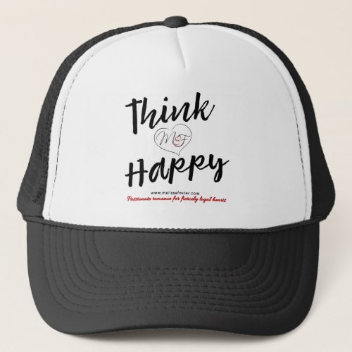 Think happy logo cap