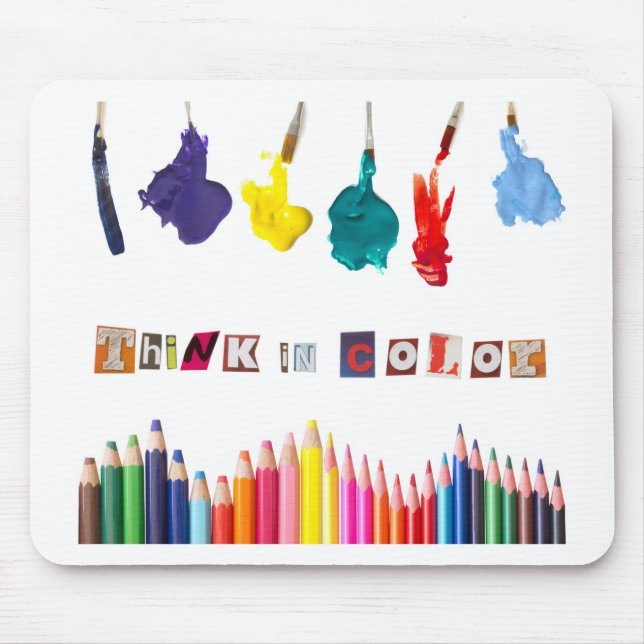 think in color mouse pad (Front)