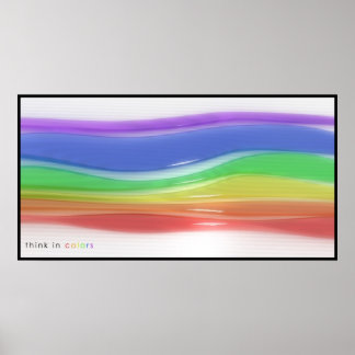 Think in Colors Poster