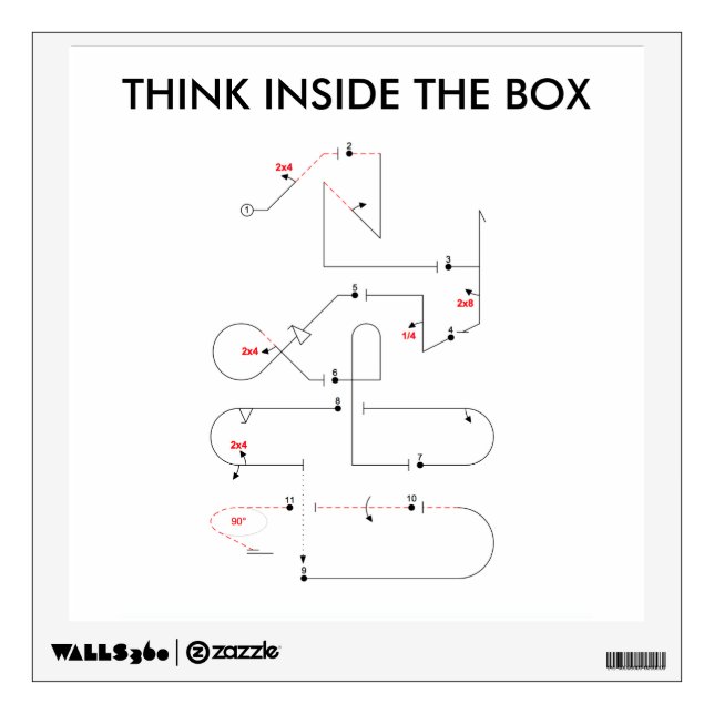 THINK INSIDE THE BOX intermediate aerobatic 2016 Wall Decal (Front)