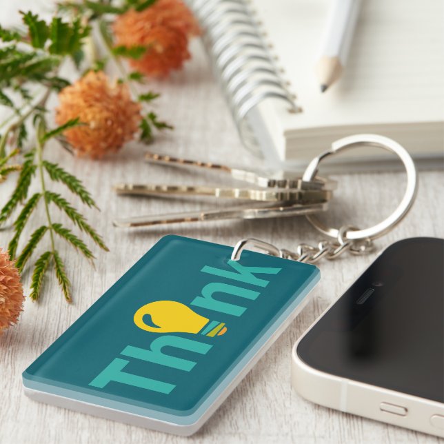 Think Keychain (Front Right)