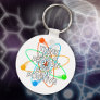 THINK LIKE A PROTON AND STAY POSITIVE KEYCHAIN