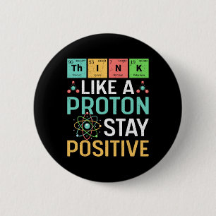 Think Like A Proton Stay Positive Periodic Table P Button