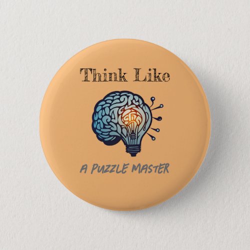 Think Like a Puzzle Master Button