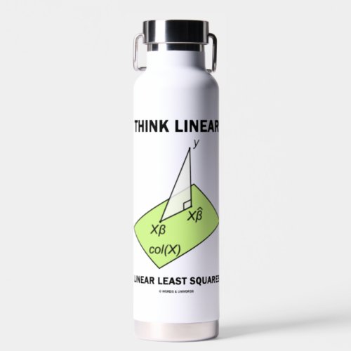 Think Linear Linear Least Squares Statistics Water Bottle