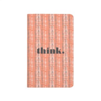 think. Notebook - Orange Creamsicle