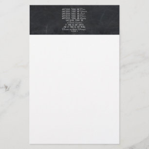 Think on These Things Christian Bible Scripture Stationery