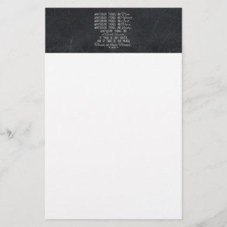 Think on These Things Christian Bible Scripture Stationery