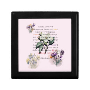 Think on These Things Scripture Gift Box