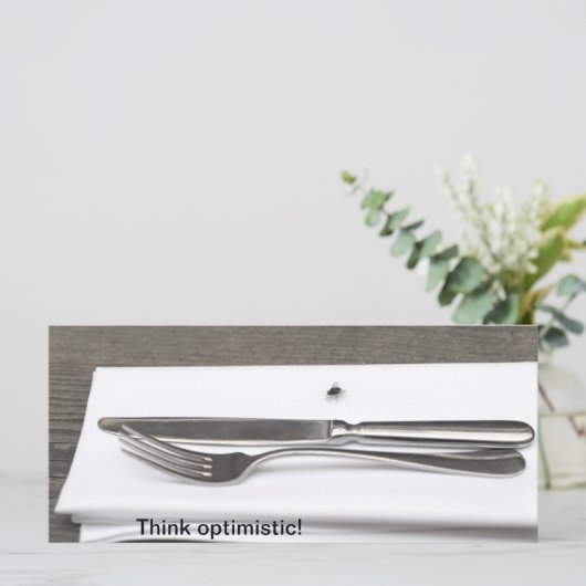 Think optimistic! (Standing Front)