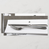 Think optimistic! (Front/Back)