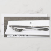 Think optimistic! (Front)